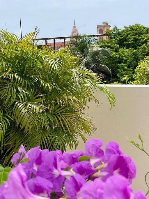 Walled Apt- Rooftop Pool & Private Garden * Cartagena